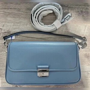 Michael Kors Bradshaw
Small Chambray Leather Convertible Shoulder Bag NEW $465